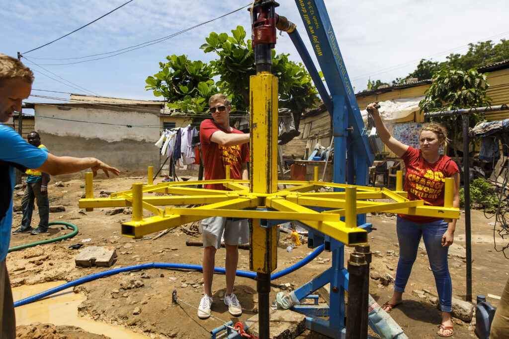 village drill in ghana